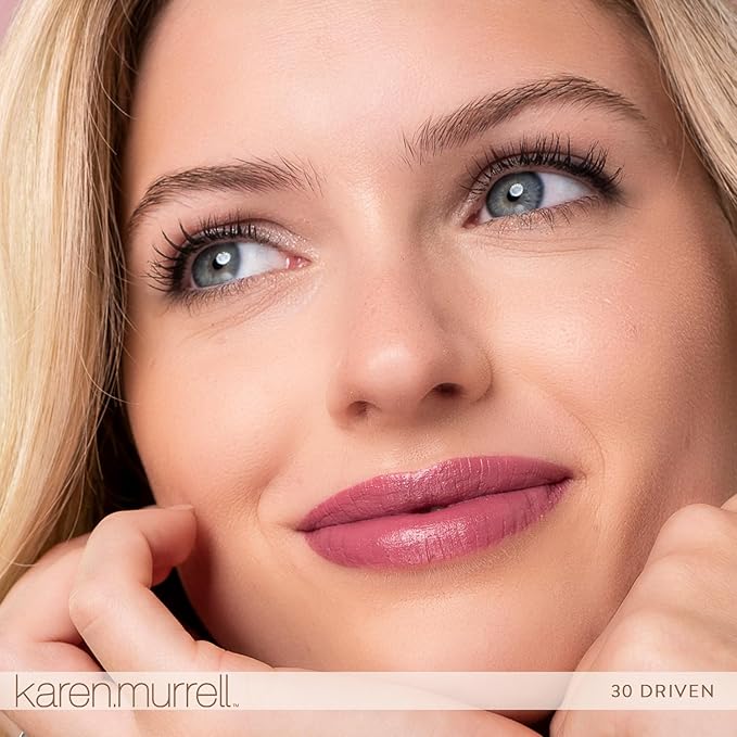 Karen Murrell - Natural Lip Stick - Lipstick 30 Driven - Nude Lipstick - Matte Finish, 100% Natural Ingredients, Moisturizes & Hydrates Lips - Paraben & Cruelty Free