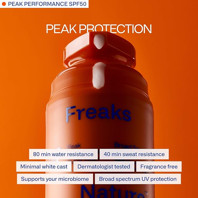 Freak Trio Bundle | Deeper Dive Moisturizer Serum, Peak Performance SPF 50 & Daily Defender SPF 30 | Natural Hydration & Sun Protection | Eco-Friendly, Reef-Safe, Cruelty-Free | All Skin Types