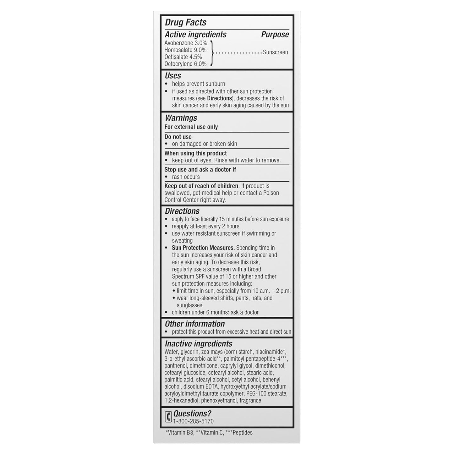 Olay Vitamin C Hydrating moisturizer with sunscreen, SPF 30, 1.7 Oz