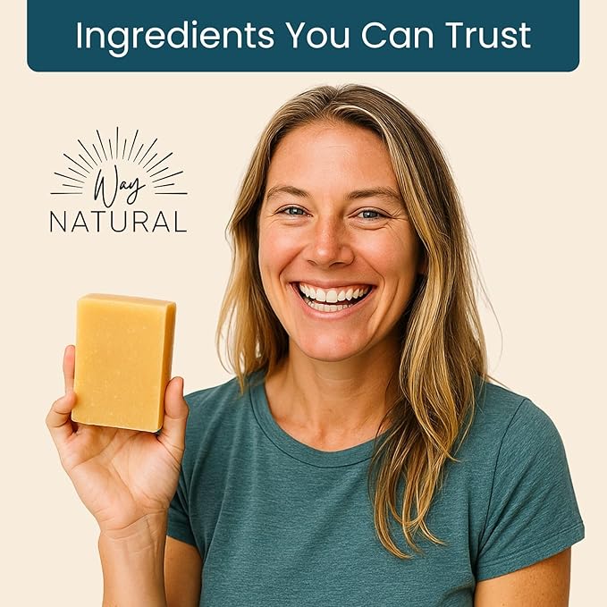 Eucalyptus Spearmint Soap Bar - Goat Milk Soap for Men & Women - Natural, Handmade w/Real Milk - Dry Skin, Hands/Body - Premium, Gentle, No Dyes - (1, Large, 5oz)