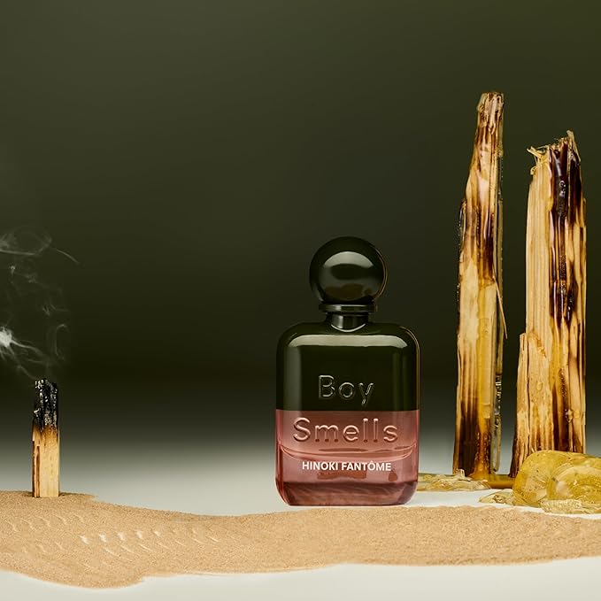 Boy Smells Hinoki Fantôme - Woody Spicy Perfume with Cardamom Cedarwood and Smoked Amber Notes - Long Lasting Fragrance Eau de Parfum Spray - 50ml