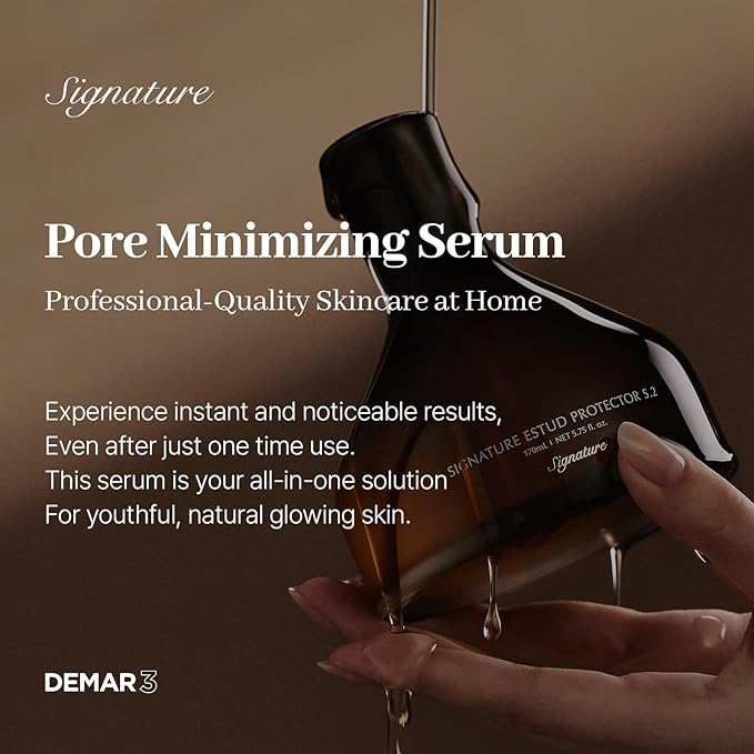 Signature ESTUD Protector - Face serum Pore minimizer Niacinamide Serum (2%), 1.69 fl oz, Pore care Serum for Face, Even Skin Tone, Korean Skin care Glass Skin, Centella Asiatica Pore Ampoule