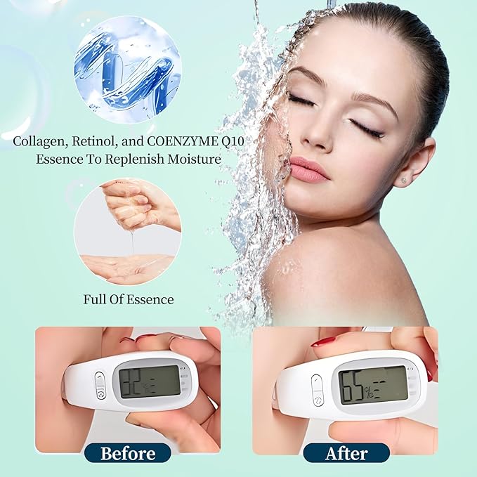 Collagen Face Sheet Mask Anti Aging Skin Care Mask Sheets Collagen Sheets Pack With Coenzyme Q10 Retinol Sheet Facial Masks Bulk, Face Masks Beauty for Women Fine Lines Wrinkle Moisturizing 10 Pack