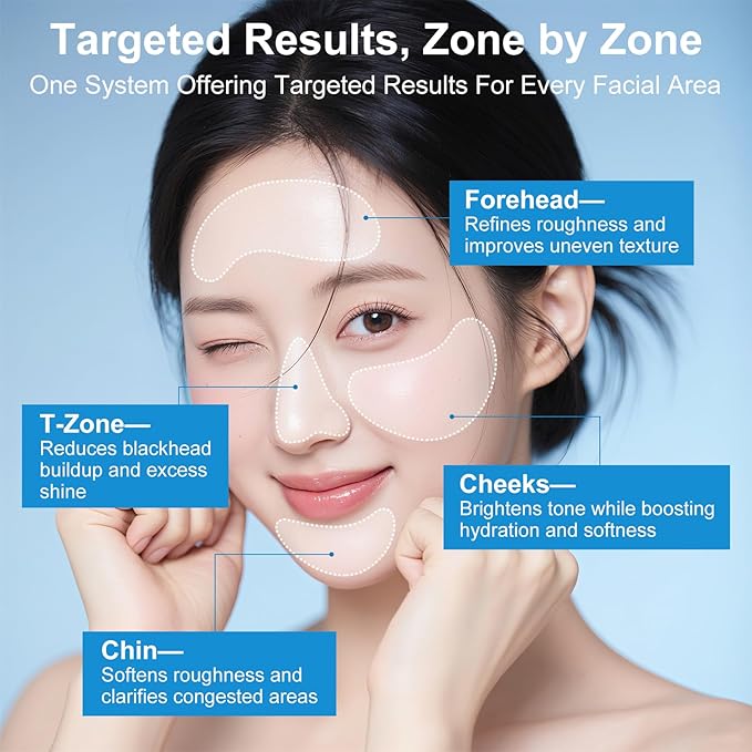 Exfoliating Toner Pads 88 Count - 1% Salicylic Acid (BHA) + Sodium Hyaluronate - Gentle Daily Pads for Acne & Blackheads, Pore Refining, for Sensitive & Oily Skin