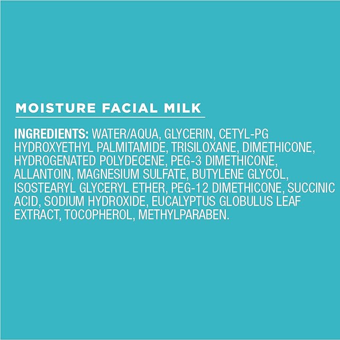 Curel Japanese Skin Care Moisture Facial Milk Moisturizer, Daily Face Lotion for Dry Sensitive Skin, pH Balanced, Unscented Advanced Ceramide Care Face Cream without Drying Alcohols, 4 oz