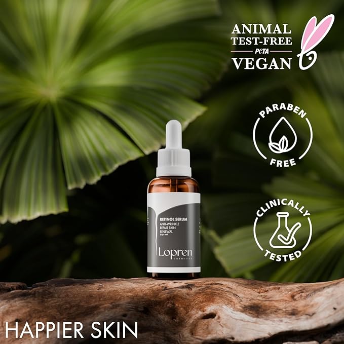 Retinol Facial Oil – Advanced Anti-Aging & Skin Renewal Treatment, Hydrating & Firming Serum with Retinol, Squalane & Jojoba Oil – 1 Fl Oz