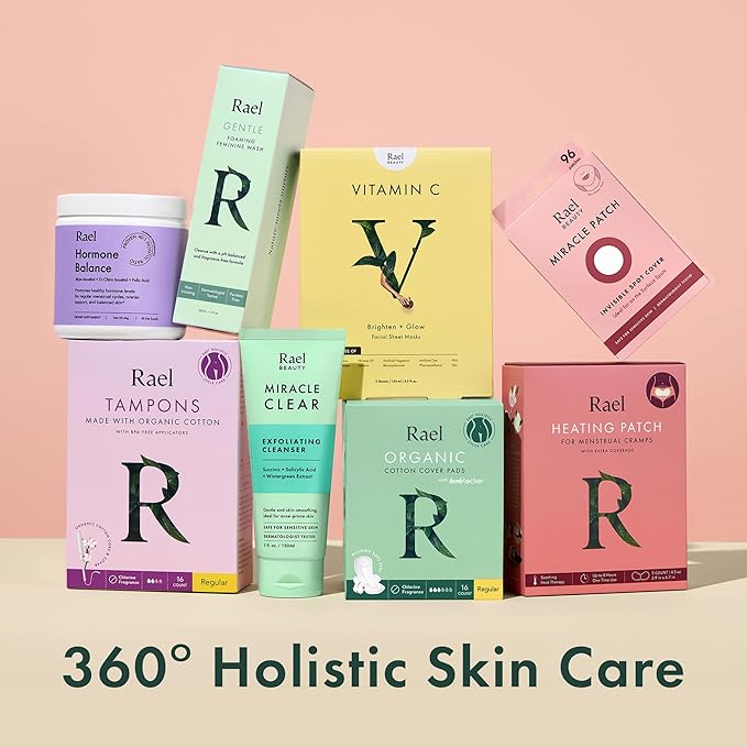 Rael Pimple Patches, Miracle Spot Control Cover - Hydrocolloid Acne Patch, Strips for Zits and Blemish, Korean Skin Care, Vegan, Cruelty Free (20 Count)