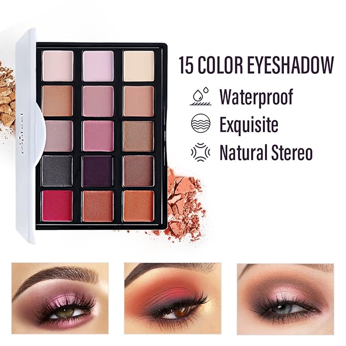 All in One Professional Makeup Kit for Women Girls Holiday Makeup Gift Sets Xmas Essential Bundle Include Eyeshadow Palette Lipstick Blush Concealer Eyeliner Mascara Brush Eyebrow Pencil