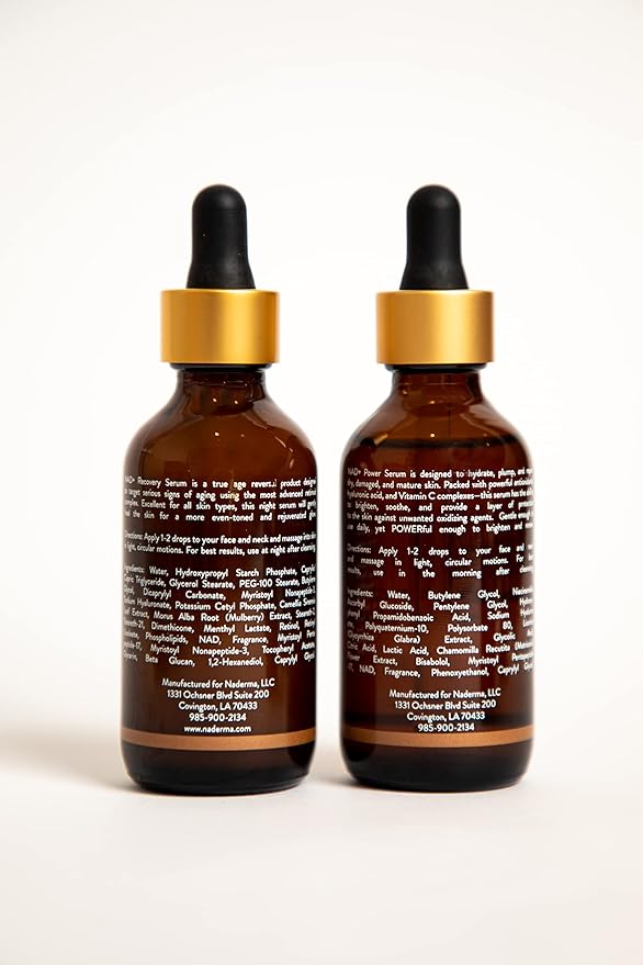 Naderma Serum Set (NAD+ Power Serum and NAD+ Recovery Serum)