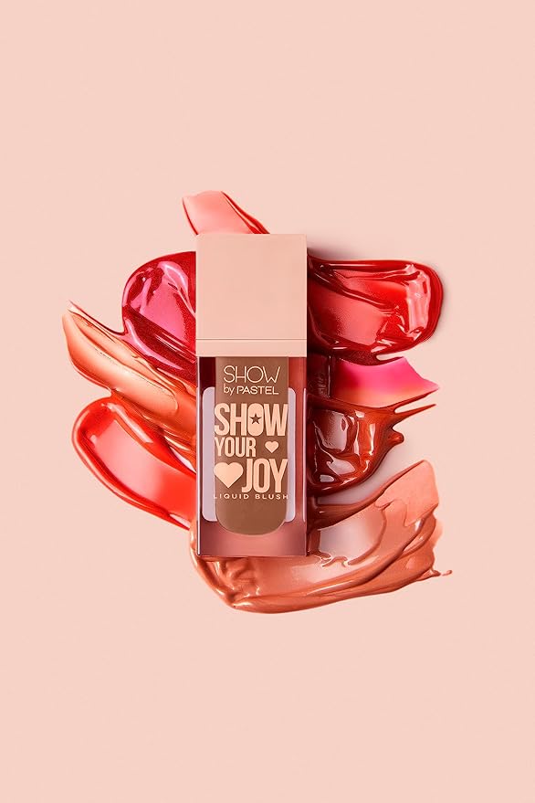 Show Your Joy Liquid Blush 54 | Bronze | Dewy Finish | Natural Looking | Clean Beauty | Moisturize The Skin Up to 24 Hours | Cruelty-Free | Natural and Fresh Looking | 0.141 fl.oz.