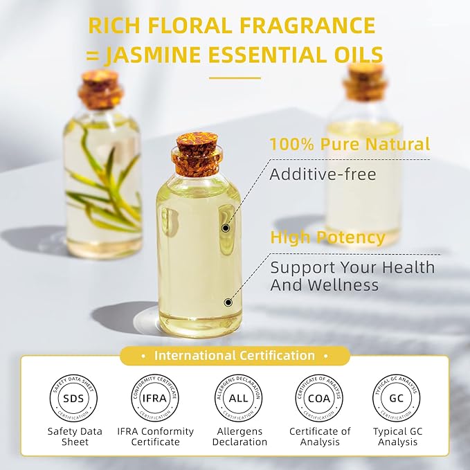 HIQILI 32 Fl Oz Jasmine Essential Oil - 1000ML