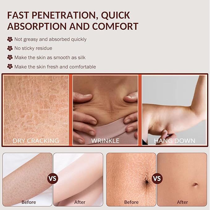 Body Firming Oil,Glow body oil for women,Body Oil After Shower Tightening&Hydrating Treatment for Arms,Legs,Stomach&Body,Natural Firming Oil for Dry Skin,Non-Greasy Body Serum-2pk (4.06 FL OZ)