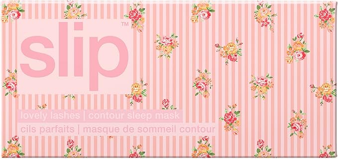 slip Petal Contour Sleep Mask | Pure Silk, 100% Mulberry Silk | Contoured Design for Optimal Light Blocking & Comfort | Soft, Gentle on Skin, Adjustable Strap for Perfect Fit | Ideal for Restful Sleep