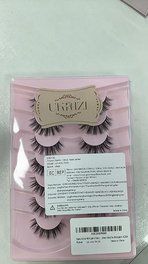 Natural Lashes Mink Natural Eyelashes False Eyelashes Natural Look False Lashes Wispy Eye Lashes Cat Eyelashes Fake Lashes KD02