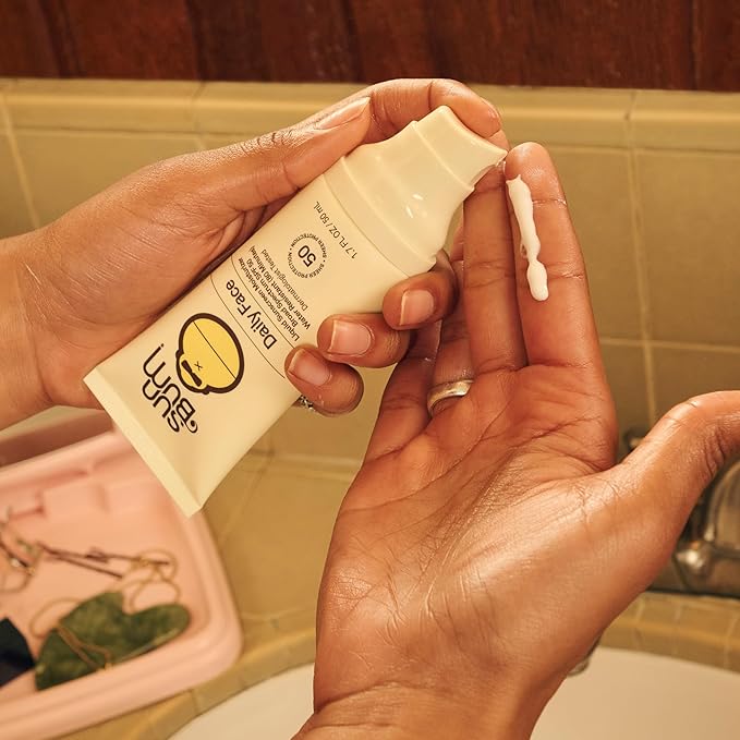 Sun Bum Daily SPF 50 Face Sunscreen Lotion - Broad Spectrum Moisturizing Facial Sunscreen with Vitamin E - Vegan and Hawaii 104 Act Compliant (Without Octinoxate & Oxybenzone) - Travel Size 1.7 oz