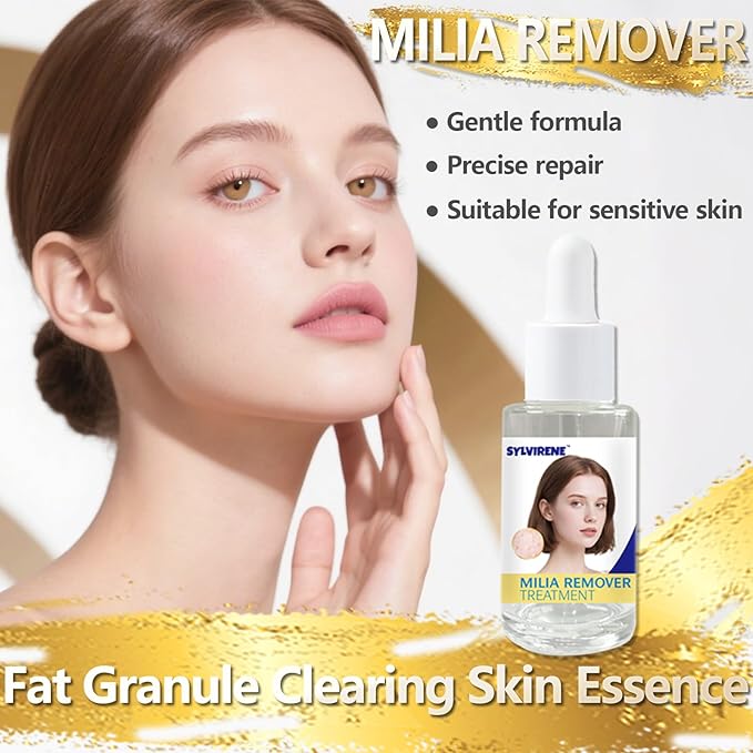 Milia Spot Treatment Serum with Salicylic Acid - Eases Milia-Caused Roughness & Graininess - Milia Remover for Eyes & Face - 40ml