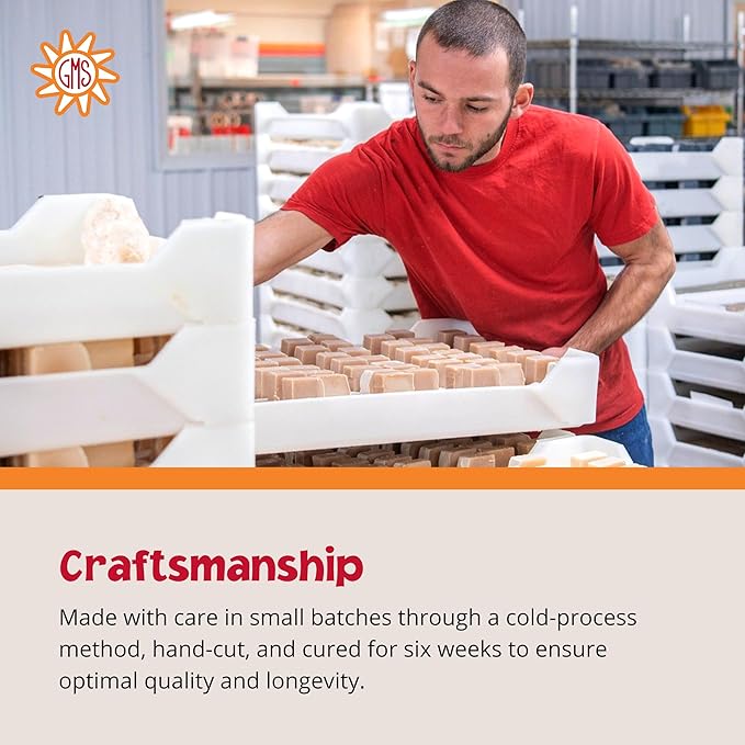 Goat Milk Stuff HONEYSUCKLE Goat Milk Soap - Natural Soap Bar, Gifts for Men and Women, Gentle for both Face and Body, Handmade Bar Soap (Box of 2)