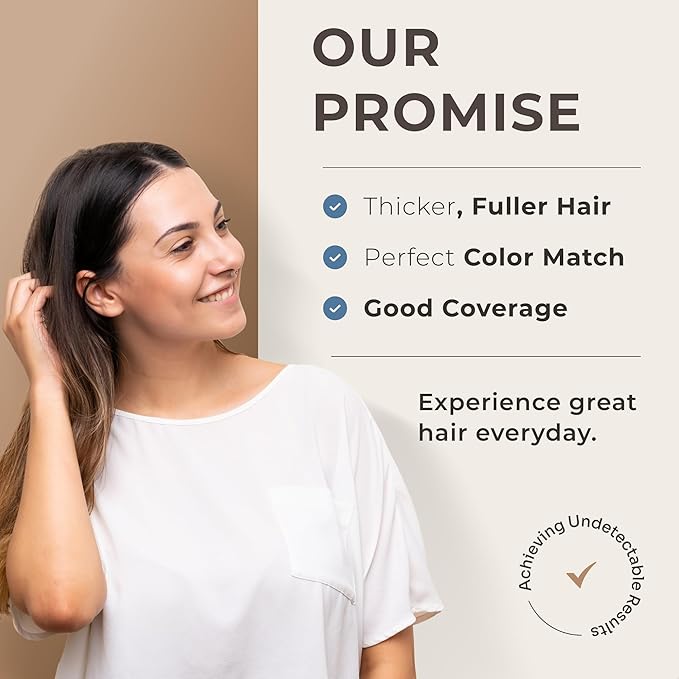 Keratin Hair Fibers for Men & Women - Fill In Fine or Thinning Hair, Instantly Thicker, Fuller Looking Hair (Light Blonde 30g)