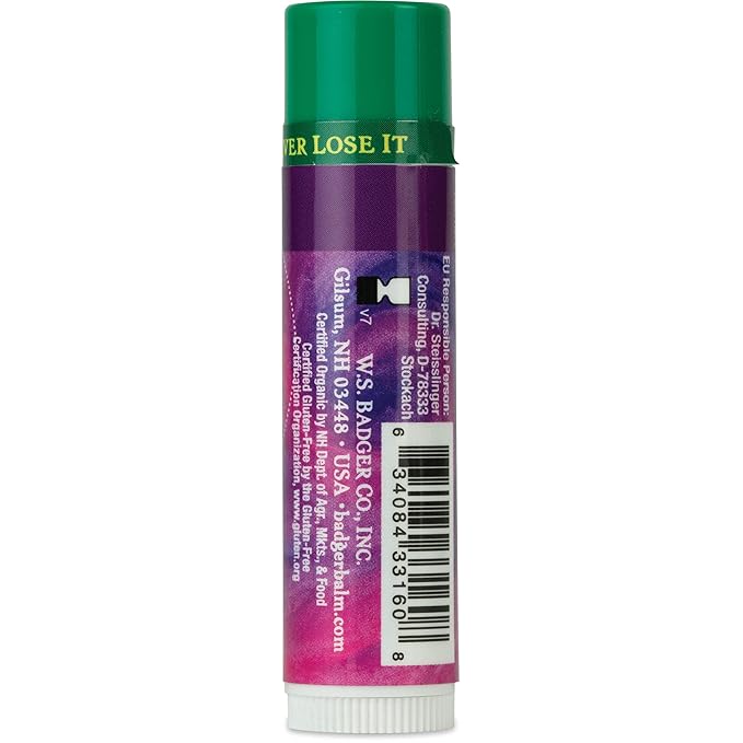 Badger Highland Mint Classic Lip Balm - 0.15oz Stick