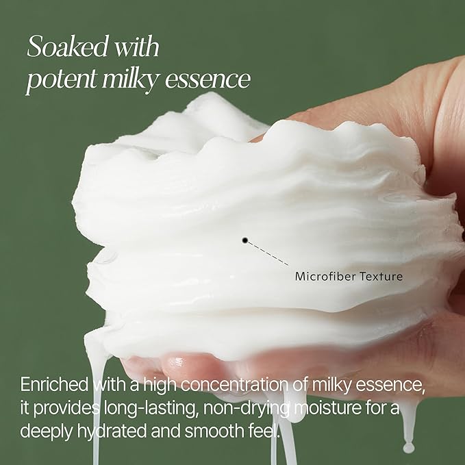 REPAIR MILKY Skin Peel Toner Pads, Gentle Exfoliating Toner Pads with PHA 2% & Vegan Formula, Rice Toner, Prequel Skincare, Korean Skincare, 60 pads