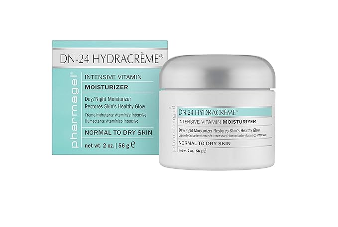 Pharmagel DN-24 Hydracrème - Intensive Vitamin Moisturizer - Day and Night Face and Neck Cream For Normal, Dry, and Aging Skin - 2 oz