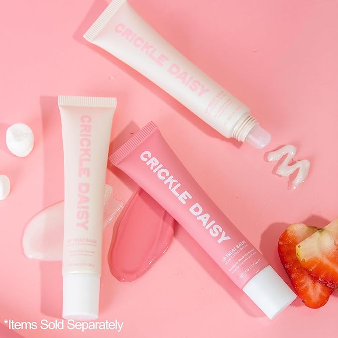 Lip Treat Balm - Hydrating & Nourishing Lip Balm with Avocado, Olive, and Coconut Oils - Softening Lip Moisturizer & Protection for Very Dry Lips - Strawberry Shortcake Scented, 0.7oz