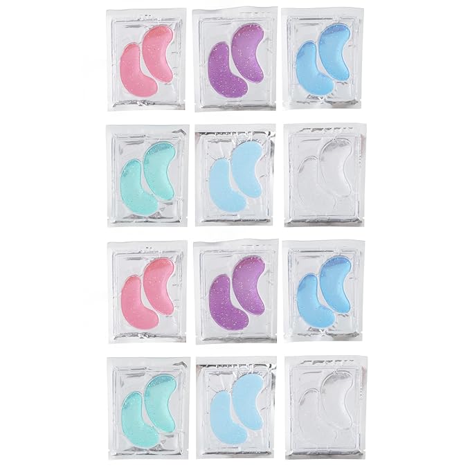 8 Pack Reusable Ice Gel Eye Pad for Puffy Eyes, Hot Cold Eye Mask, Deep Hydration and Anti Aging Effects