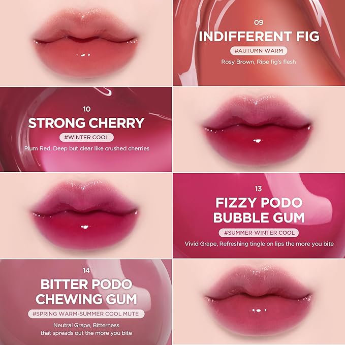 lilybyred Bloody Liar Coating Tint | Korean Glossy Lip Stain, Vivid & Juicy Color, Syrupy Shine, Moisturizing, Long-Lasting & Smudge-Proof, Non-Sticky, Lightweight, 0.14 oz. (09 Indifferent Fig)