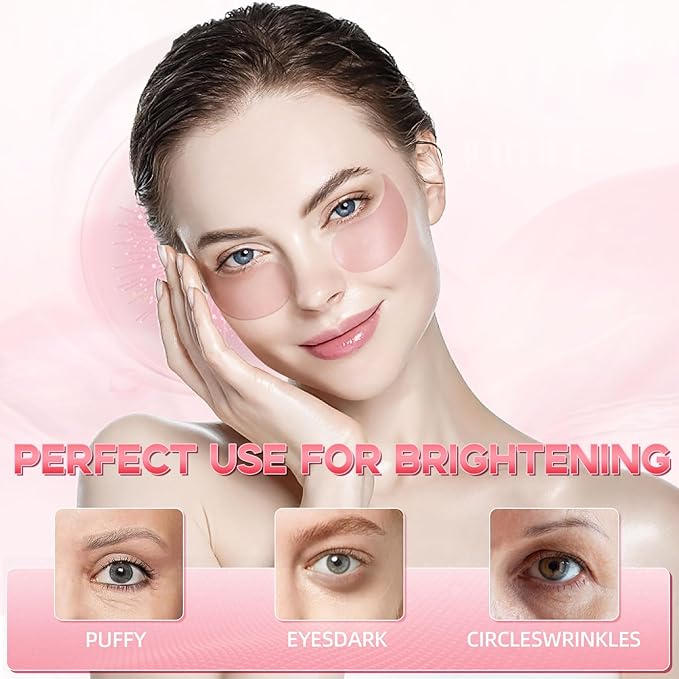 Under Eye Patches (30 Pairs), Eye Mask for Puffy Eyes, Dark Circles,Bags and Wrinkles with Collagen,Relieves Pressure and Reduces Wrinkles