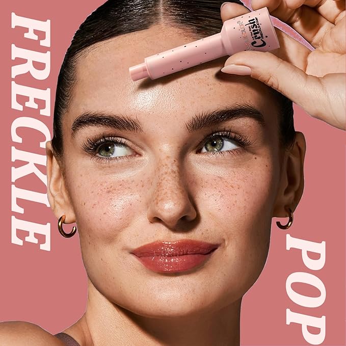 Faux Freckle Pen Waterproof – Faux Freckles Maker for Natural Sun-Kissed Look, Quick-Dry & Long-Lasting, Easy One-Press Application, Cute & Trendy Gift for Women & Girls - 02 Medium