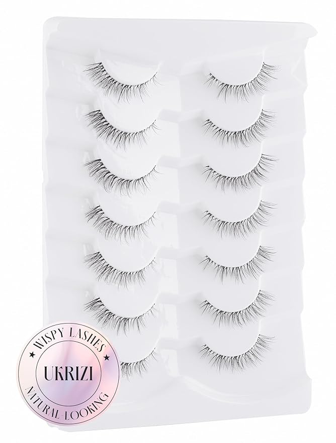 Natural Lashes Mink Natural Eyelashes False Eyelashes Natural Look False Lashes Wispy Eye Lashes Cat Eyelashes Fake Lashes KD292