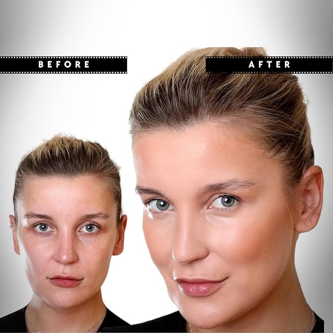 Ready to Wear Lasting Couture Finish - Color Correcting Powder Makeup Compact, Universal Correcting Foundation - Deluxe Size