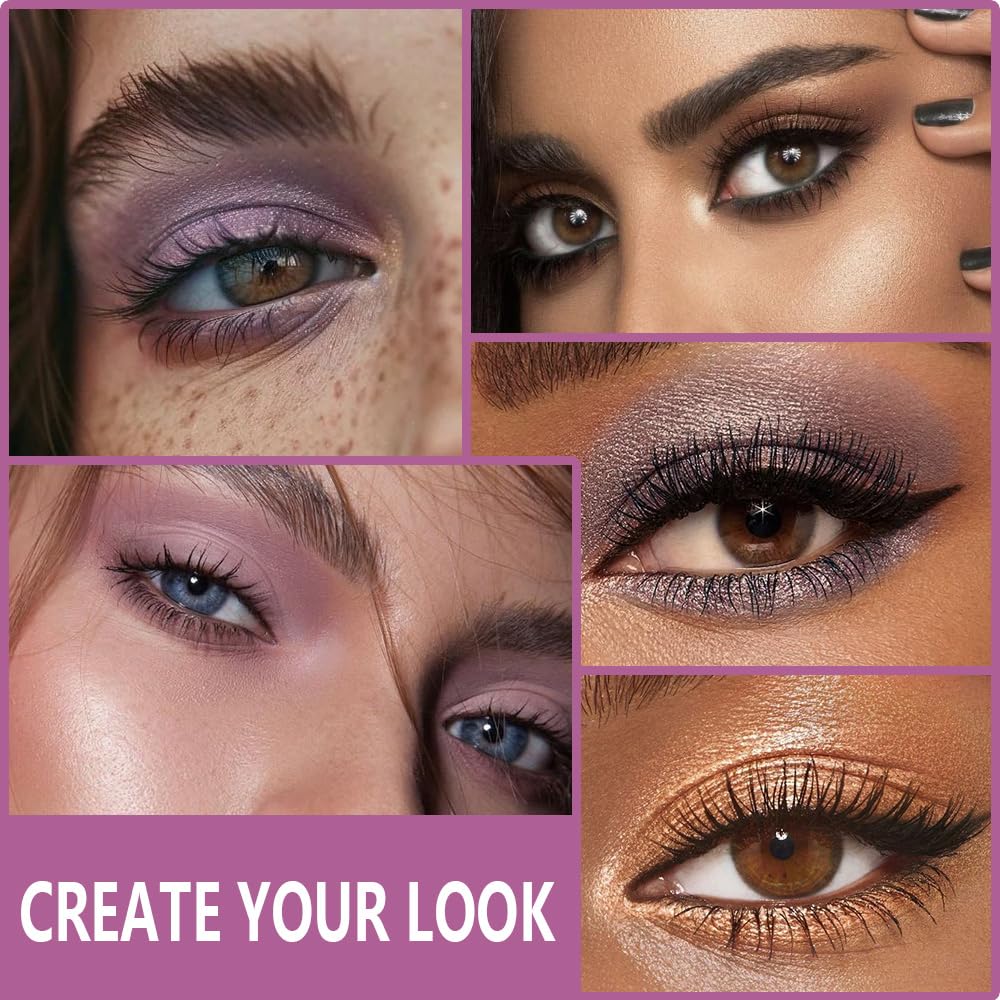 Smokey Eye Shadow Makeup Palette,15 Colors Nude Taupe Dark Shimmer Matte Makeup Pallet,Long Lasting Waterproof for Daily and Halloween,Vegan,Cruelty -free