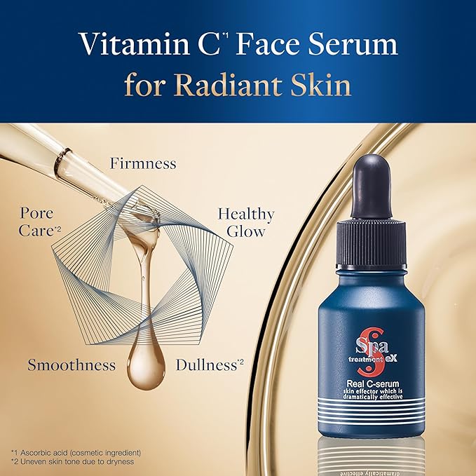 Spa Treatment Real C Serum Vitamin C Serum, Revitalizing, Brightening Serum for your face
