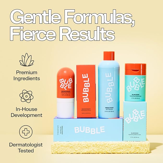 Bubble Skincare Day Dream Vitamin C Serum for Face - Hydrating Face Serum with Niacinamide + Ceramides - Helps Even Skin Tone and Improve Texture from Sun Damage - Summer Skin Care Essential (30ml)