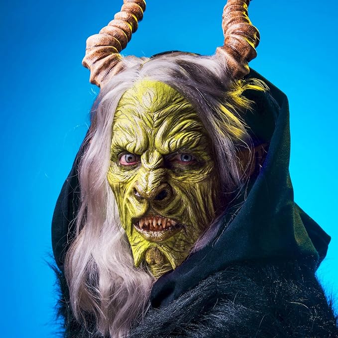 MEICOLY Ogre Green Face Body Paint Stick,Cream Face Paint for Disgust Goblin Demon Halloween SFX Special Effects Cosplay Makeup,Waterproof Eye Black Stick