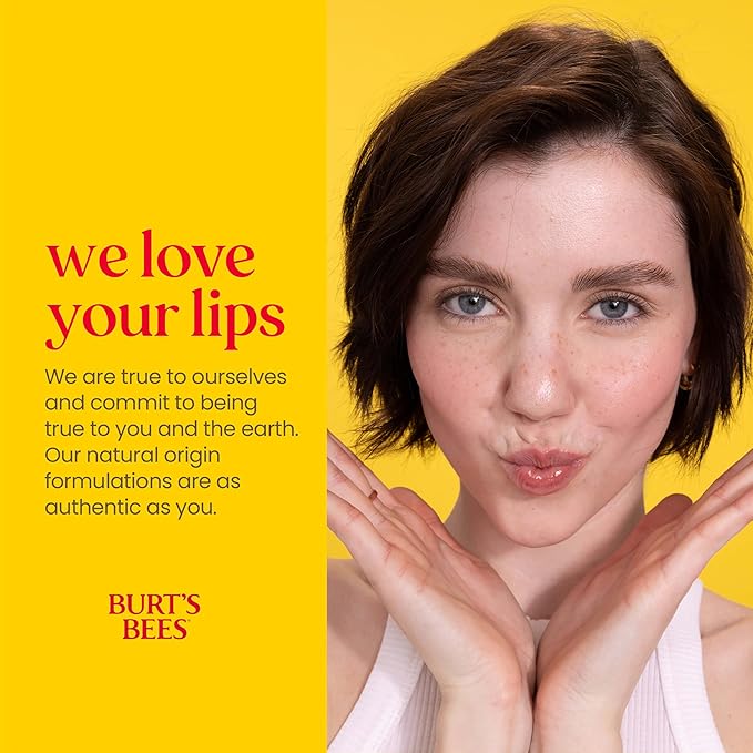 Burt's Bees Christmas Gifts - Garden Party Lip Balm Set for Stocking Stuffers, With Responsibly Sourced Beeswax, Natural Origin Lip Treatment, 4 Tubes, 0.15 oz.