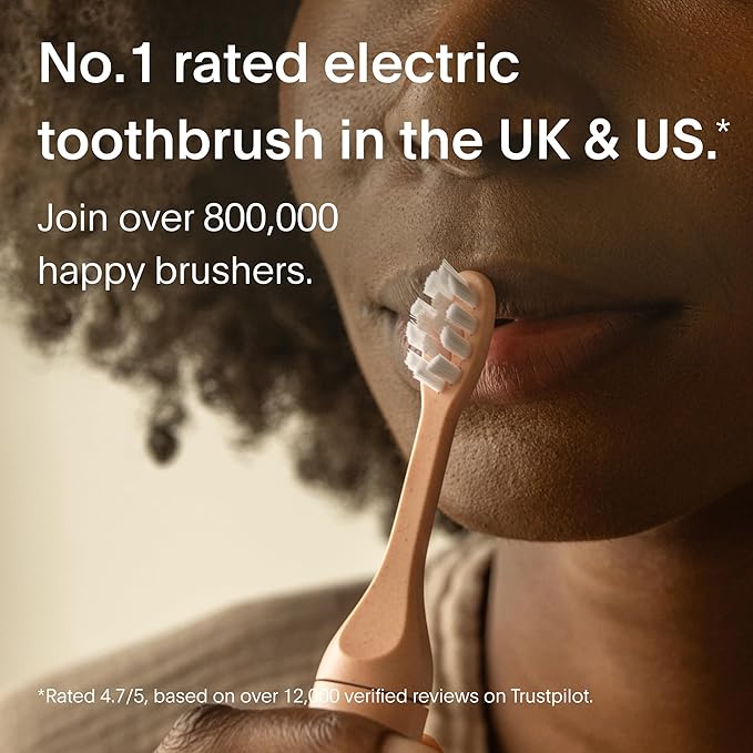 SURI 1.0 Sonic Electric Toothbrush with UV Cleaning Travel Case | 40+Day Battery | Designed in California | Electric Toothbrush for Adults | Travel Toothbrushes | Tooth Brush | Pink