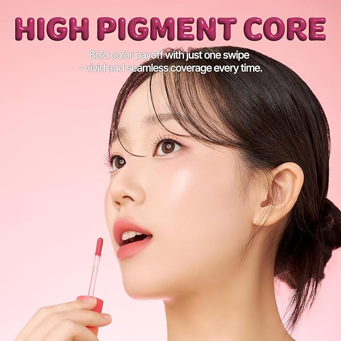 Touch in Sol Vegan Again Blur Core Lip Tint (#Brick Hazel) - Long Lasting, High Pigment Velvet Matte Lip Stain – Lightweight Smooth Blur Finish, 0.12oz