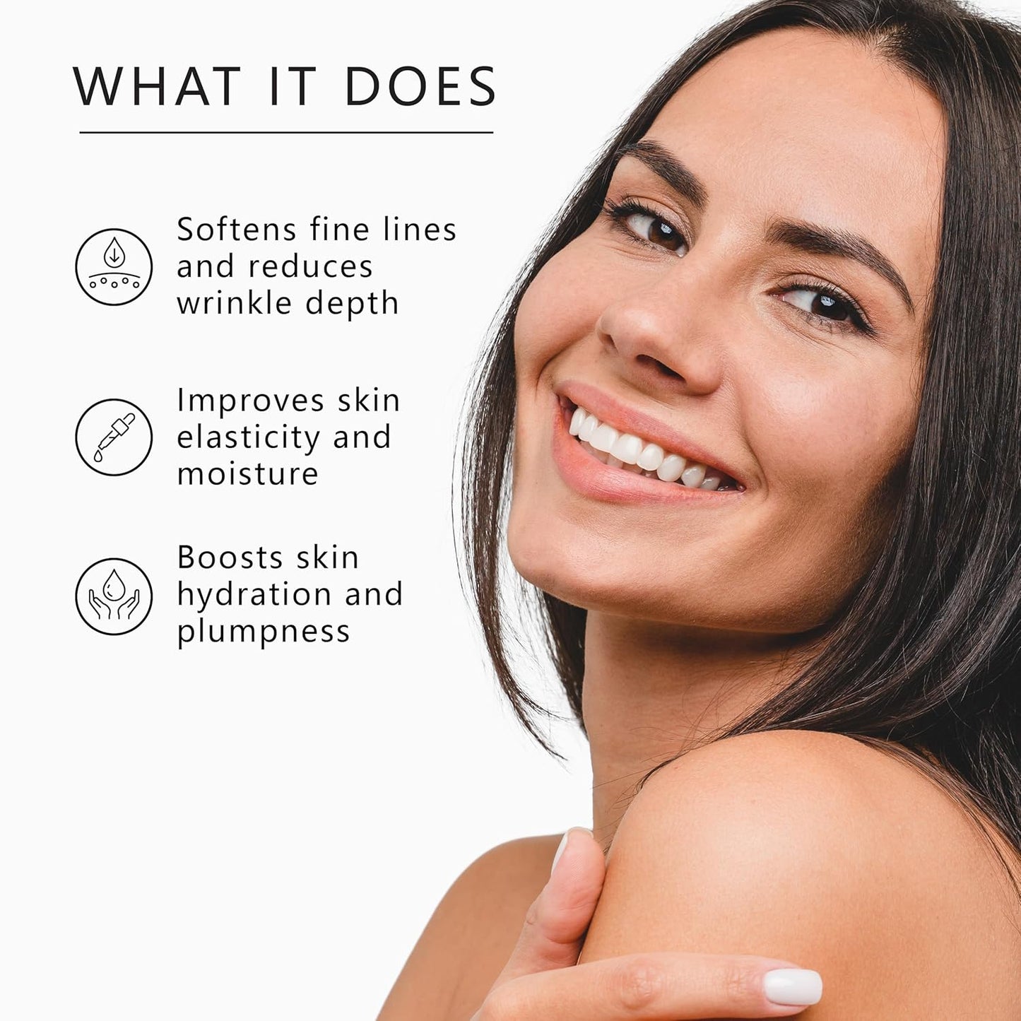 Asterwood Matrixyl 3000 + Argireline Serum for Face - Multi Peptide Serum with Hyaluronic Acid - Anti-Aging, Wrinkle Reducing, Collagen Boosting - Fragrance-Free - 8 Fl Oz