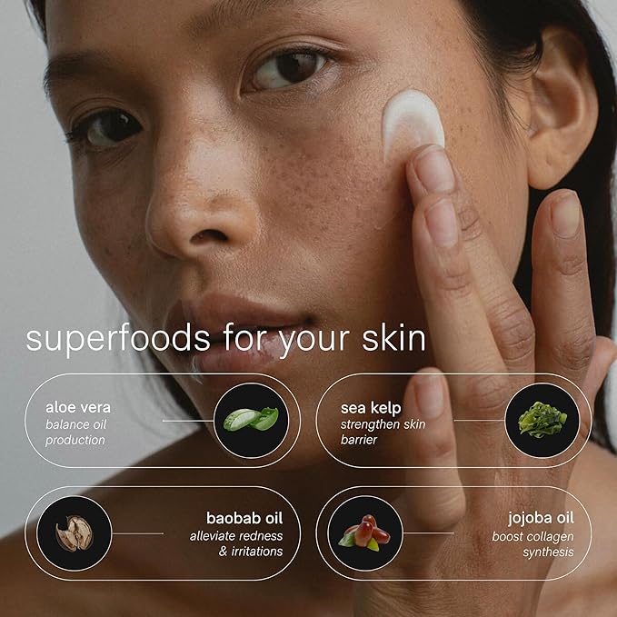 Jack Henry Super Face Cream - Lightly Scented Lightweight Hydrating Facial Moisturizer for Men & Women - Suitable for All Skin Types - Organic & Plant-Based (2 oz)