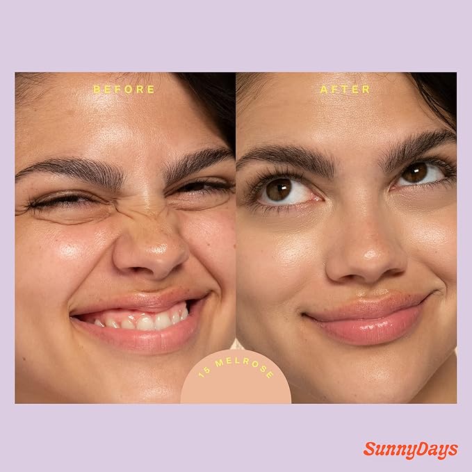 Tower 28 Beauty SunnyDays SPF 30 Tinted Mineral Sunscreen - For Sensitive Skin - 2-in-1 Facial Broad Spectrum UVA/UVB Protection + Foundation - Shade 15 MELROSE, 1 Fl Oz