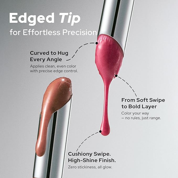 Unseen Balloon Tint, 9 Colors Set for All Skin Types. Buildable Color, Long Lasting Glossy Lip Stains, Lightweight Lip Gloss Make up (126 Red sky, 0.11 Ounce (Pack of 1))