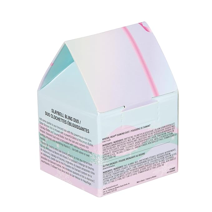 Physicians Formula Slaybell Bling Duo - Butter Bronzer & Diamond Dust Holiday Gift Set, Murumuru Butter Infused for a Radiant Glow, Cruelty Free & Vegan