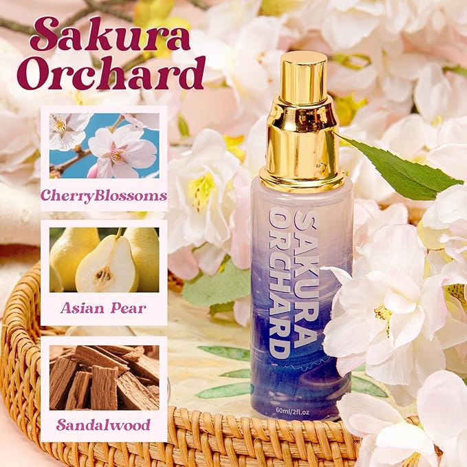 Body & Hair Spray for Women, Travel Size Body Mist, Fragrance Gift Set, 3 Pack, Each 2 Fl.oz