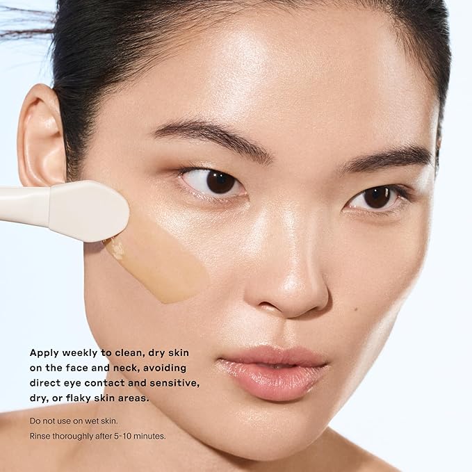 U Beauty Resurfacing Flash Peel Glycolic Acid Exfoliating Serum for Face with Stable Retinol, Hyaluronic Acid, Fruit Alpha Hydroxy Acids, Vitamins C+E - Visibly Improved Density, Lifting -1 fl oz