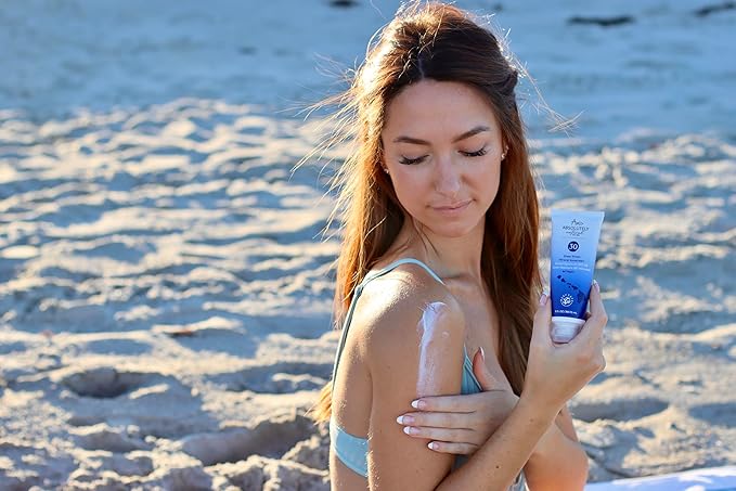 SPF 30 Mineral Sunscreen - Broad Spectrum Water Resistant Moisturizer Lotion For Body & Face - With Non-Nano Zinc Oxide, Vitamin E, & Antioxidants - Made in USA, 3 Oz