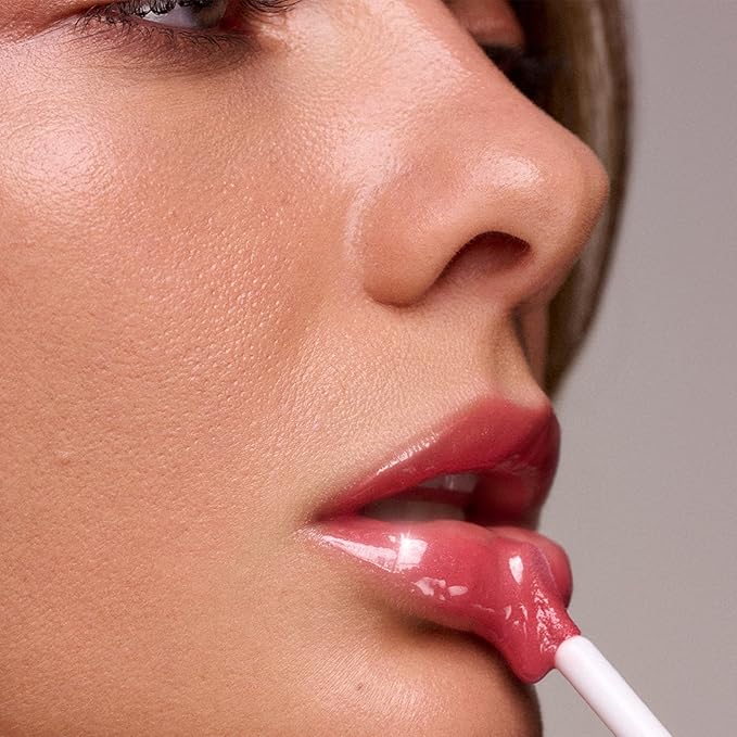 Ogee Beyond Clean Lip Gloss - Certified Organic Lip Gloss for Women - Effortlessly Plump, Hydrate & Add High-Shine Color, Cosmo - Sheer Delicate Pink