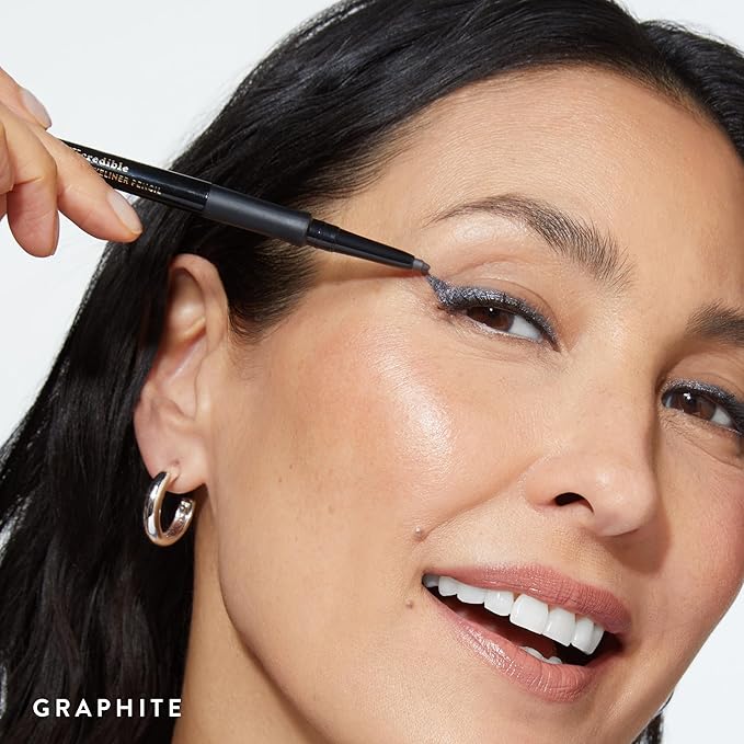 LAURA GELLER NEW YORK INKcredible Gel Eyeliner - Graphite - Waterproof Smudge-proof Eyeliner Pencil - Built in Sharpener