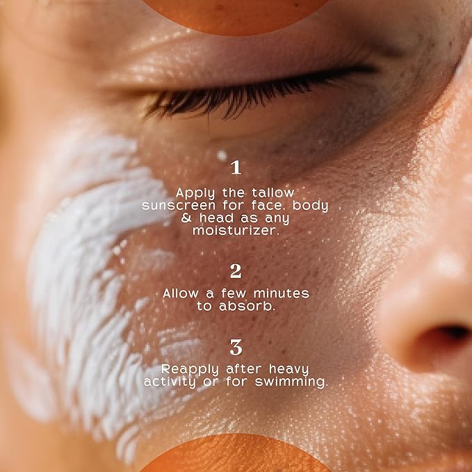 Vanman Tallow and Zinc Sunblock Stick - Mineral Sunscreen with Non-Nano Zinc Oxide - Sunstick Made with Grass Fed Beef Tallow for Face & Body Protection - 3.3 ounce